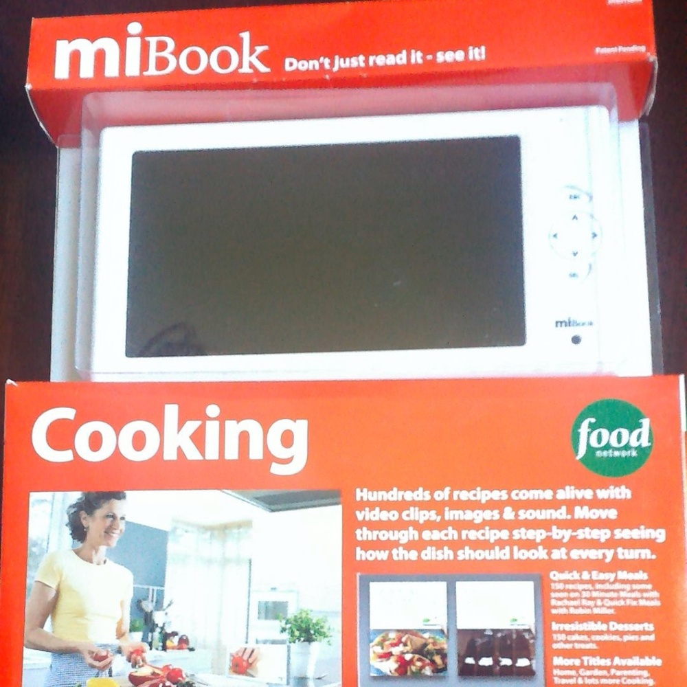 MKC10 Food Network MiBook recipe video player
